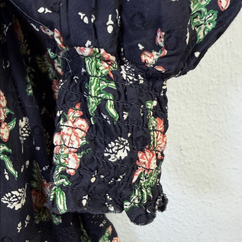 Pilcro Black Floral Mini Dress - Picture 3 of 13